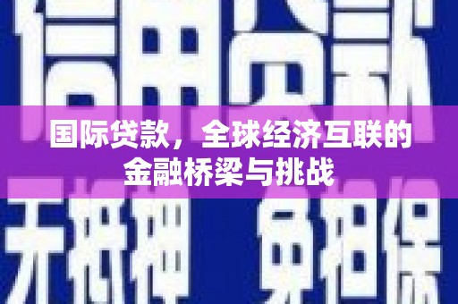 西和国际贷款，全球经济互联的金融桥梁与挑战