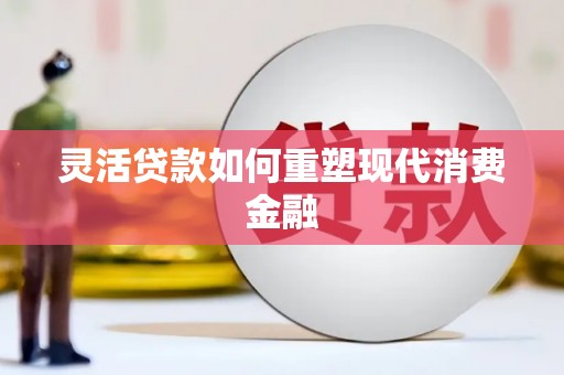 西和灵活贷款如何重塑现代消费金融