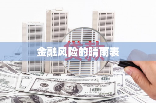 西和金融风险的晴雨表