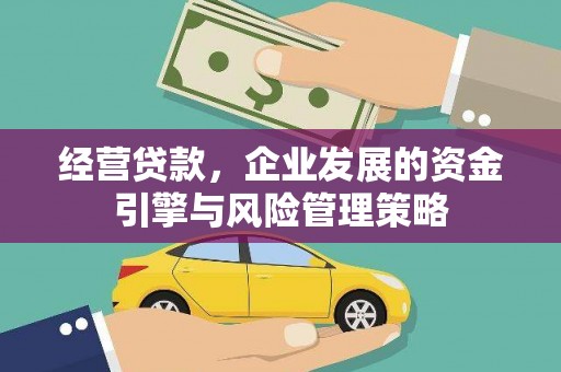 西和经营贷款，企业发展的资金引擎与风险管理策略