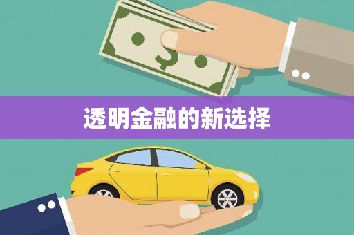 西和透明金融的新选择