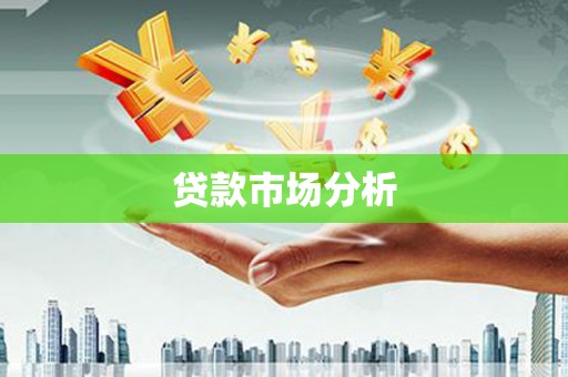 西和贷款市场分析
