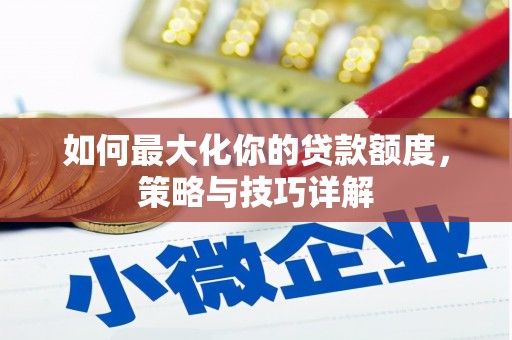 西和如何最大化你的贷款额度，策略与技巧详解