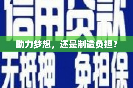 西和助力梦想，还是制造负担？