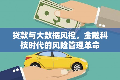 西和贷款与大数据风控，金融科技时代的风险管理革命