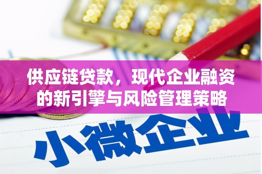 西和供应链贷款，现代企业融资的新引擎与风险管理策略