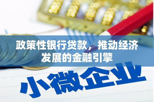 西和政策性银行贷款，推动经济发展的金融引擎