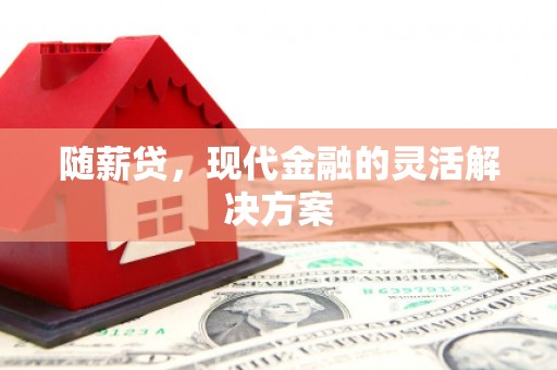西和随薪贷，现代金融的灵活解决方案