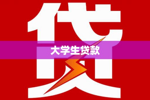 西和大学生贷款
