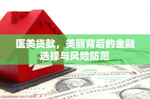 西和医美贷款，美丽背后的金融选择与风险防范