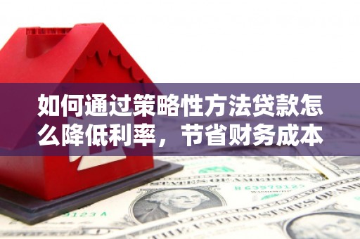西和如何通过策略性方法贷款怎么降低利率，节省财务成本