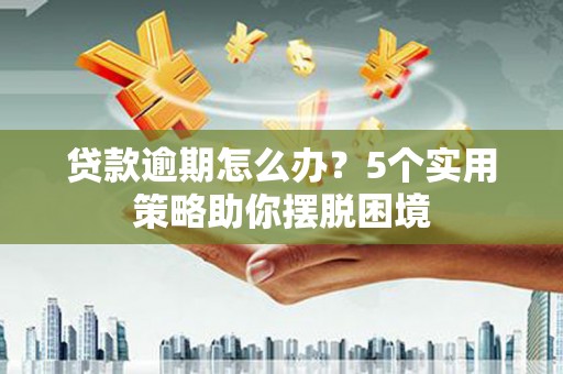 西和贷款逾期怎么办？5个实用策略助你摆脱困境