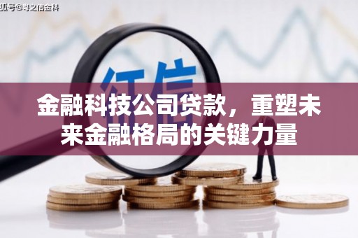 西和金融科技公司贷款，重塑未来金融格局的关键力量