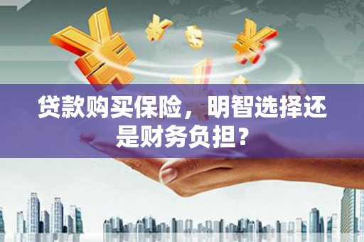 西和贷款购买保险，明智选择还是财务负担？