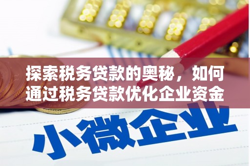 西和探索税务贷款的奥秘，如何通过税务贷款优化企业资金流