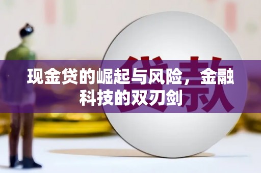 西和现金贷的崛起与风险，金融科技的双刃剑