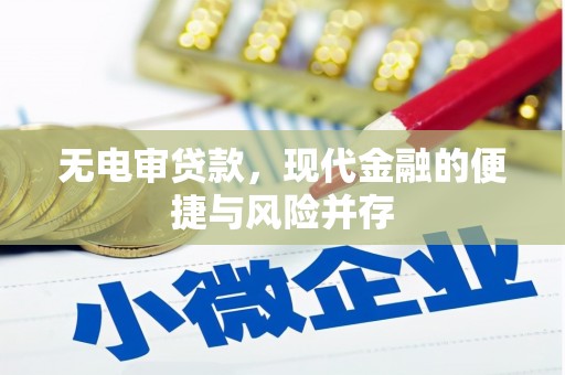 西和无电审贷款，现代金融的便捷与风险并存