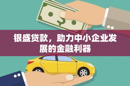 西和银盛贷款，助力中小企业发展的金融利器