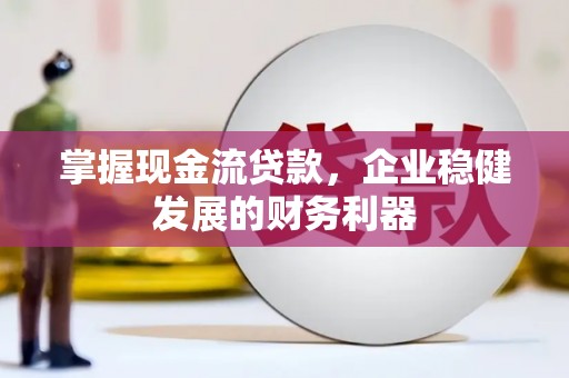 西和掌握现金流贷款，企业稳健发展的财务利器