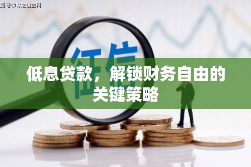 西和低息贷款，解锁财务自由的关键策略