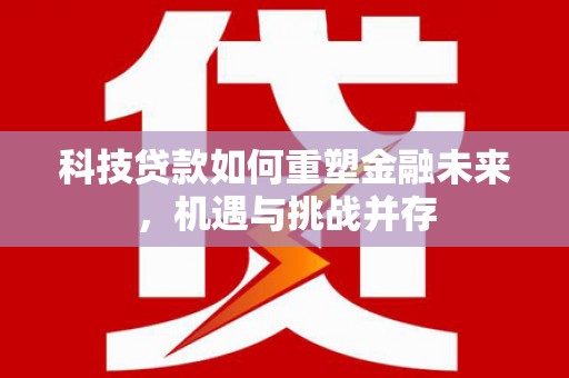 西和科技贷款如何重塑金融未来，机遇与挑战并存