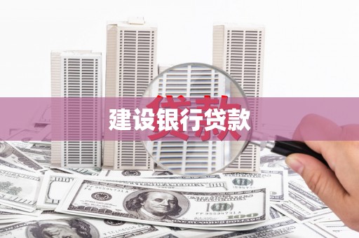 西和建设银行贷款