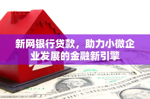 西和新网银行贷款，助力小微企业发展的金融新引擎