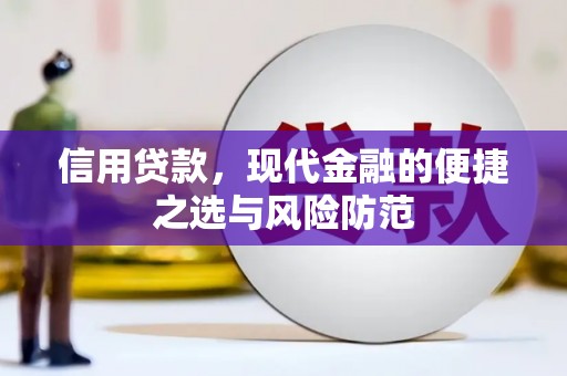 西和信用贷款，现代金融的便捷之选与风险防范