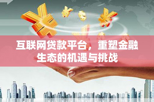 西和互联网贷款平台，重塑金融生态的机遇与挑战