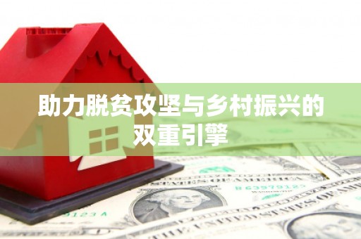 西和助力脱贫攻坚与乡村振兴的双重引擎