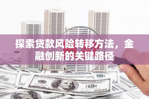 西和探索贷款风险转移方法，金融创新的关键路径