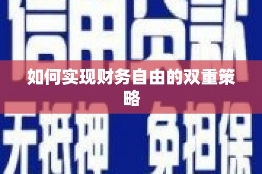 西和如何实现财务自由的双重策略
