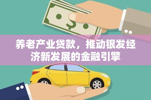 西和养老产业贷款，推动银发经济新发展的金融引擎