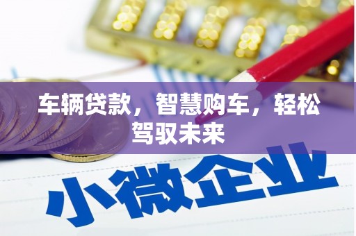 西和车辆贷款，智慧购车，轻松驾驭未来