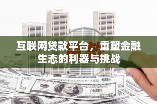 西和互联网贷款平台，重塑金融生态的利器与挑战
