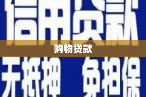 西和购物贷款