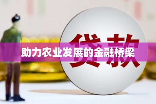西和助力农业发展的金融桥梁