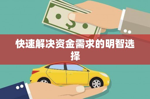 西和快速解决资金需求的明智选择