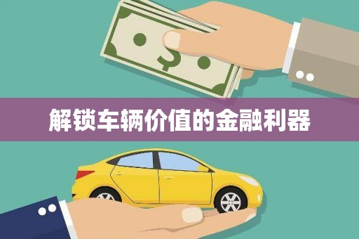 西和解锁车辆价值的金融利器