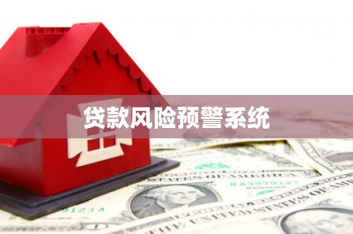 西和贷款风险预警系统