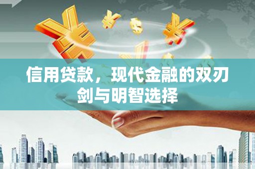 西和信用贷款，现代金融的双刃剑与明智选择