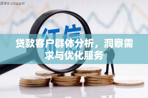 西和贷款客户群体分析，洞察需求与优化服务